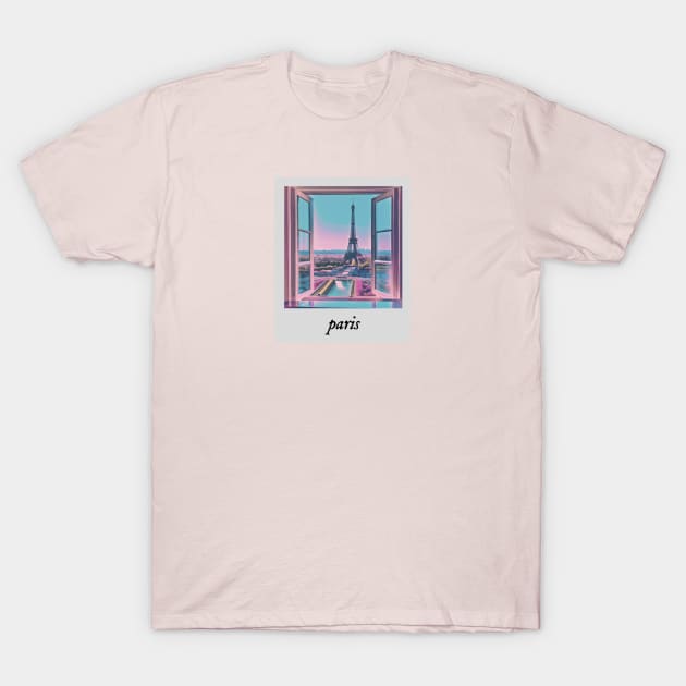 paris aesthetic T-Shirt by sadieillust